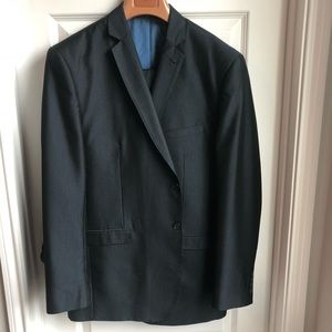 Men’s Navy Italian Pin-Striped Suit